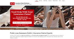 Desktop Screenshot of insuranceclaimsolutions.ie