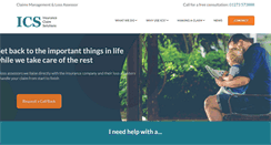 Desktop Screenshot of insuranceclaimsolutions.co.uk
